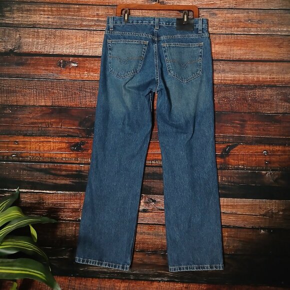 Harley Davidson Jeans Mens 34X30 Boot Cut Blue Denim 100% Cotton - Picture 3 of 10